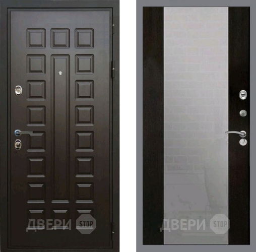 Дверь Рекс (REX) Премиум 3к СБ-16 Зеркало Венге в Дмитрове