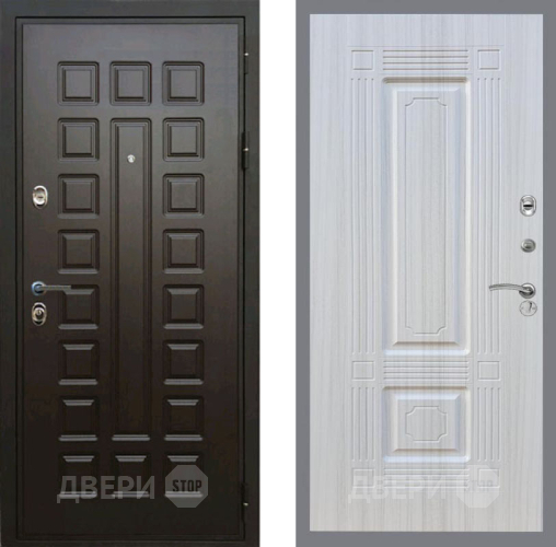 Входная металлическая Дверь Рекс (REX) Премиум 3к FL-2 Сандал белый в Дмитрове
