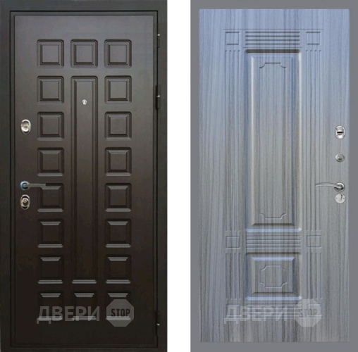 Входная металлическая Дверь Рекс (REX) Премиум 3к FL-2 Сандал грей в Дмитрове