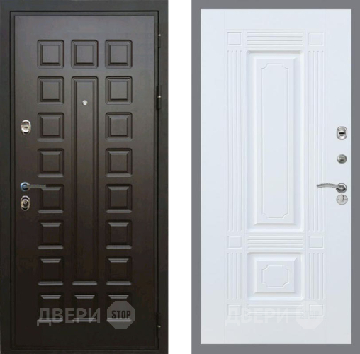Входная металлическая Дверь Рекс (REX) Премиум 3к FL-2 Силк Сноу в Дмитрове