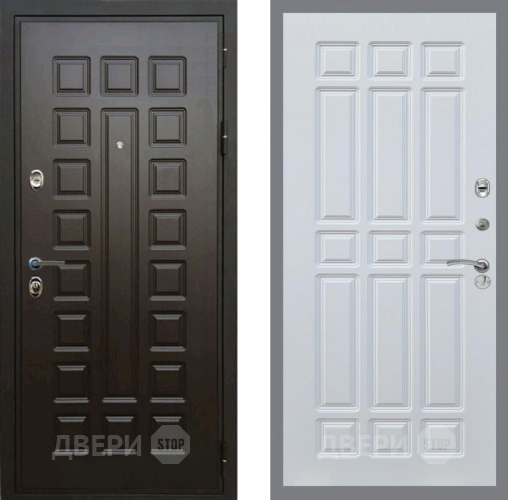 Входная металлическая Дверь Рекс (REX) Премиум 3к FL-33 Белый ясень в Дмитрове