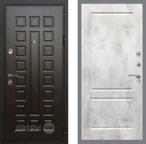 Входная металлическая Дверь Рекс (REX) Премиум 3к FL-117 Бетон светлый в Дмитрове