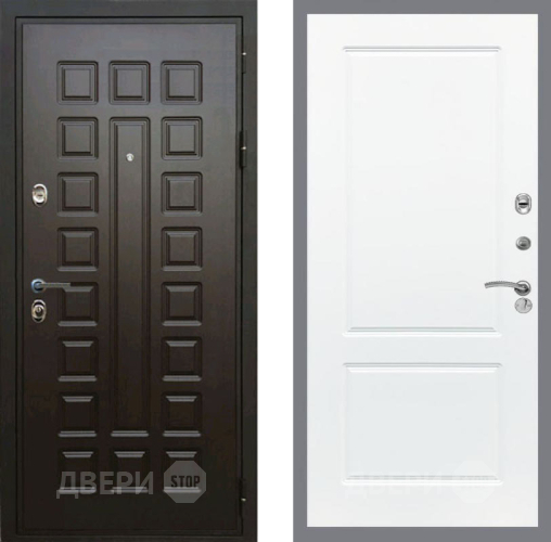 Входная металлическая Дверь Рекс (REX) Премиум 3к FL-117 Силк Сноу в Дмитрове