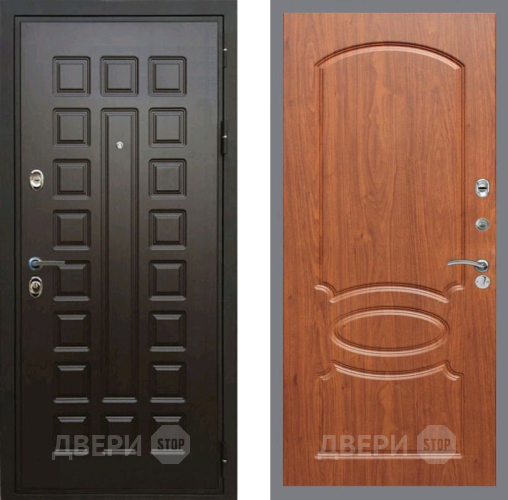 Входная металлическая Дверь Рекс (REX) Премиум 3к FL-128 Морёная берёза в Дмитрове