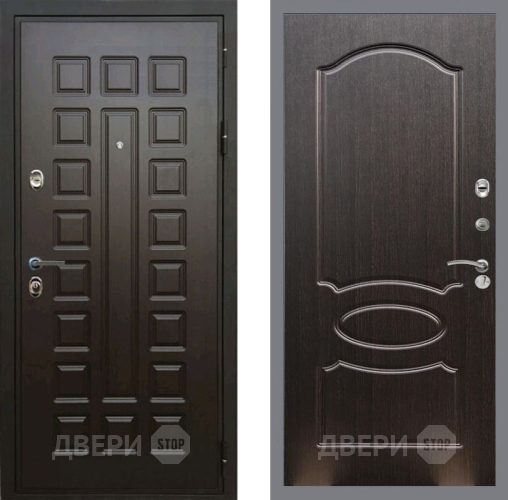 Входная металлическая Дверь Рекс (REX) Премиум 3к FL-128 Венге светлый в Дмитрове