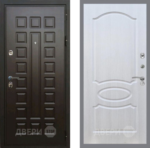 Входная металлическая Дверь Рекс (REX) Премиум 3к FL-128 Лиственница беж в Дмитрове