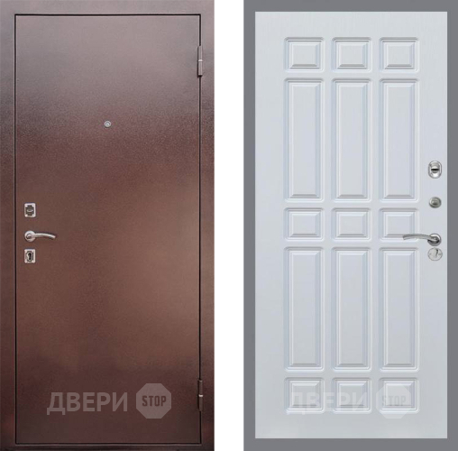 Входная металлическая Дверь Рекс (REX) 1 FL-33 Белый ясень в Дмитрове