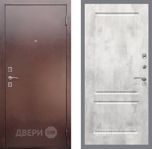 Входная металлическая Дверь Рекс (REX) 1 FL-117 Бетон светлый в Дмитрове
