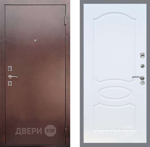 Входная металлическая Дверь Рекс (REX) 1 FL-128 Белый ясень в Дмитрове