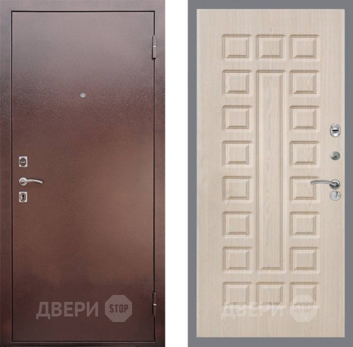 Входная металлическая Дверь Рекс (REX) 1 FL-183 Беленый дуб в Дмитрове
