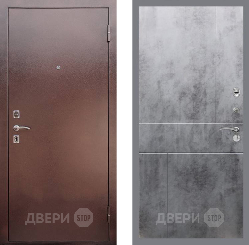 Входная металлическая Дверь Рекс (REX) 1 FL-290 Бетон темный в Дмитрове