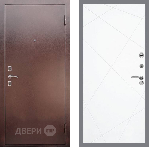 Входная металлическая Дверь Рекс (REX) 1 FL-291 Силк Сноу в Дмитрове
