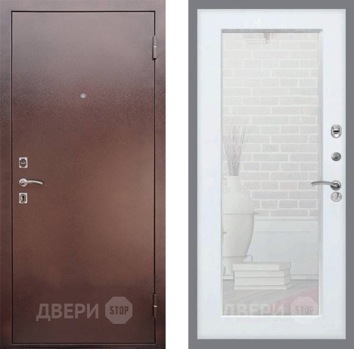 Дверь Рекс (REX) 1 Зеркало Пастораль Силк Сноу в Дмитрове