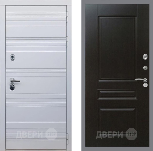 Входная металлическая Дверь Рекс (REX) 14 Силк Сноу FL-243 Венге в Дмитрове