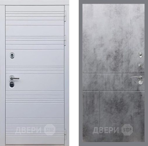 Входная металлическая Дверь Рекс (REX) 14 Силк Сноу FL-290 Бетон темный в Дмитрове