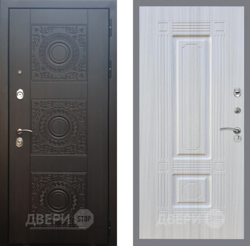 Входная металлическая Дверь Рекс (REX) 10 FL-2 Сандал белый в Дмитрове