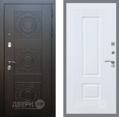 Входная металлическая Дверь Рекс (REX) 10 FL-2 Силк Сноу в Дмитрове