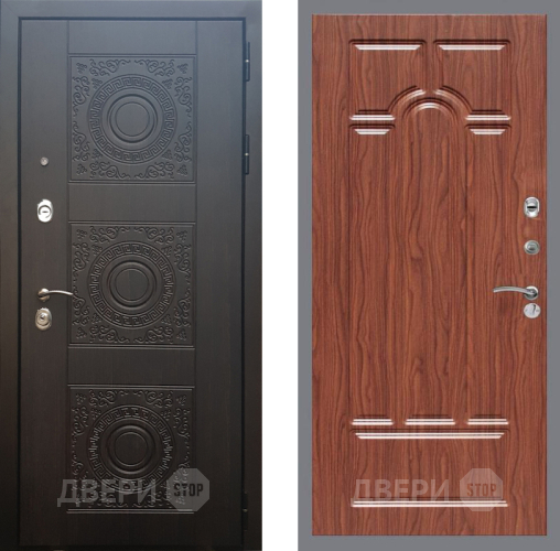 Дверь Рекс (REX) 10 FL-58 орех тисненый в Дмитрове
