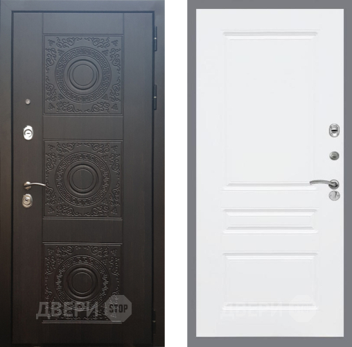Входная металлическая Дверь Рекс (REX) 10 FL-243 Силк Сноу в Дмитрове
