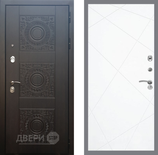 Входная металлическая Дверь Рекс (REX) 10 FL-291 Силк Сноу в Дмитрове