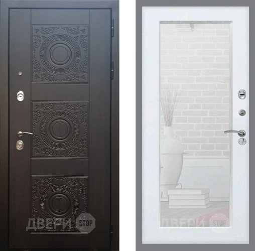Дверь Рекс (REX) 10 Зеркало Пастораль Белый ясень в Дмитрове