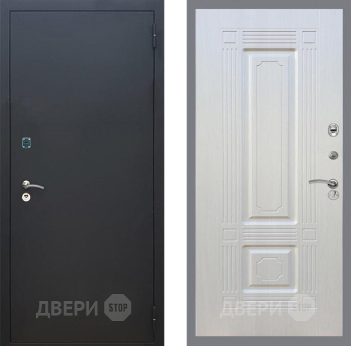 Дверь Рекс (REX) 1A Черный Муар FL-2 Лиственница беж в Дмитрове