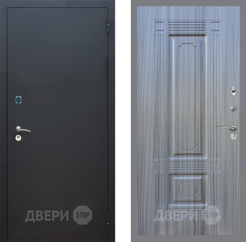 Дверь Рекс (REX) 1A Черный Муар FL-2 Сандал грей в Дмитрове