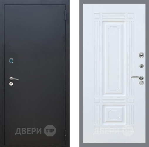 Дверь Рекс (REX) 1A Черный Муар FL-2 Силк Сноу в Дмитрове