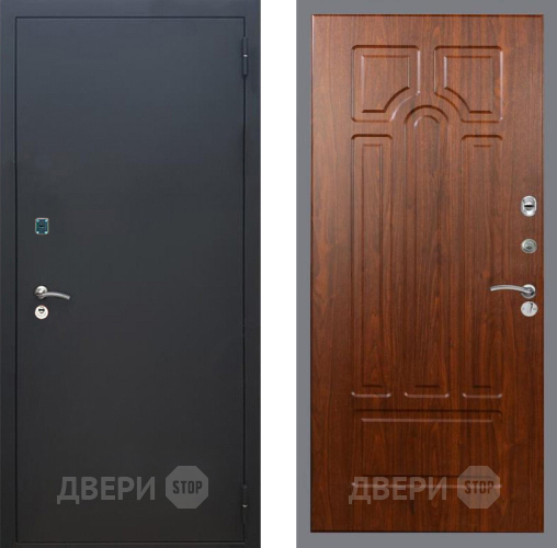 Входная металлическая Дверь Рекс (REX) 1A Черный Муар FL-58 Морёная берёза в Дмитрове