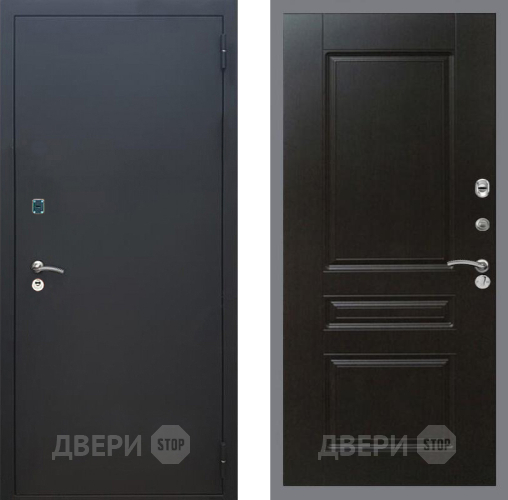 Дверь Рекс (REX) 1A Черный Муар FL-243 Венге в Дмитрове