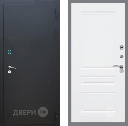Дверь Рекс (REX) 1A Черный Муар FL-243 Силк Сноу в Дмитрове