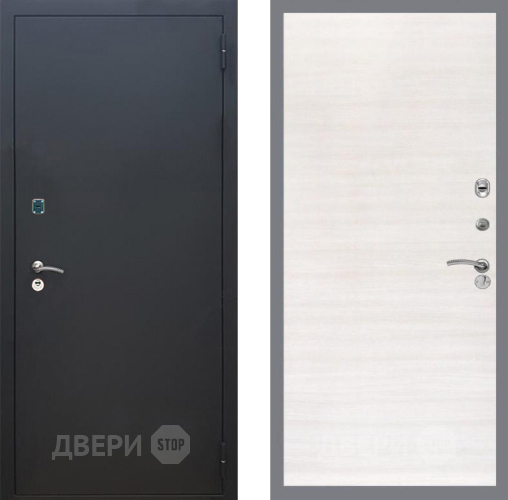 Дверь Рекс (REX) 1A Черный Муар GL Акация в Дмитрове