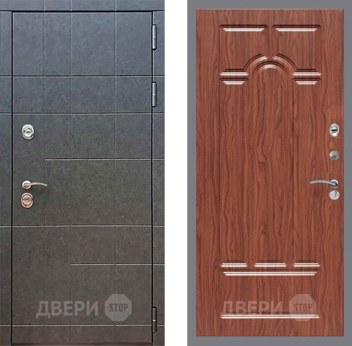 Входная металлическая Дверь Рекс (REX) 21 FL-58 орех тисненый в Дмитрове