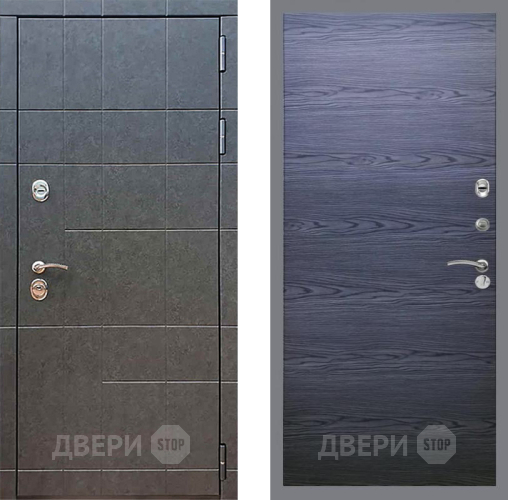 Входная металлическая Дверь Рекс (REX) 21 GL Дуб тангенальный черный в Дмитрове