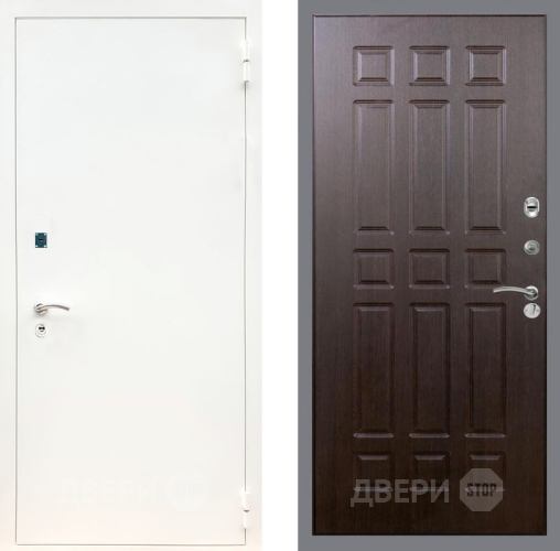Дверь Рекс (REX) 1А Белая шагрень FL-33 Венге в Дмитрове