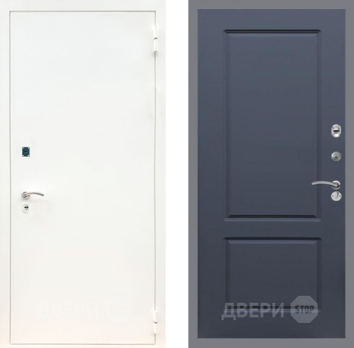 Входная металлическая Дверь Рекс (REX) 1А Белая шагрень FL-117 Силк титан в Дмитрове