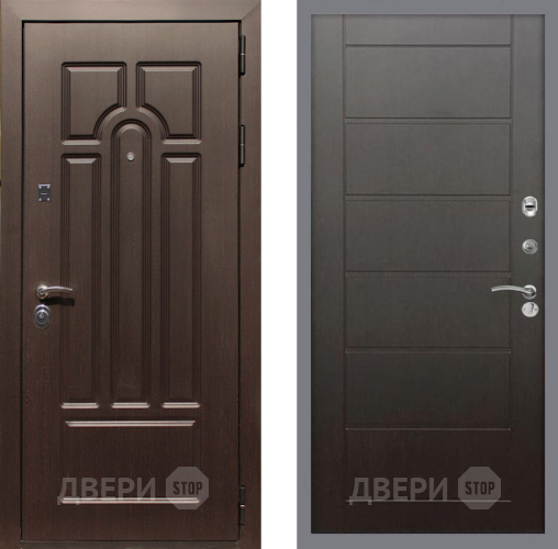 Входная металлическая Дверь Рекс (REX) Эврика Сити Венге в Дмитрове