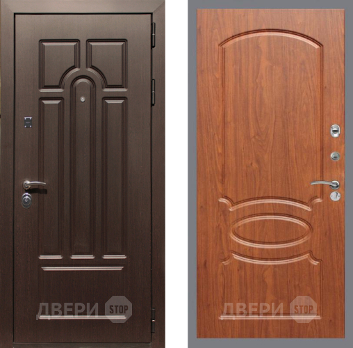 Входная металлическая Дверь Рекс (REX) Эврика FL-128 Морёная берёза в Дмитрове