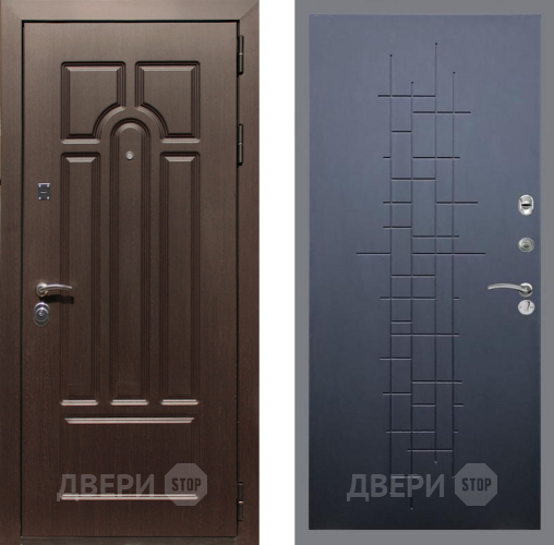 Входная металлическая Дверь Рекс (REX) Эврика FL-289 Ясень черный в Дмитрове