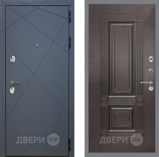 Входная металлическая Дверь Рекс (REX) 13 Силк Титан FL-2 Венге в Дмитрове