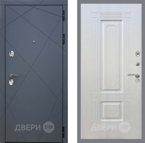 Входная металлическая Дверь Рекс (REX) 13 Силк Титан FL-2 Лиственница беж в Дмитрове