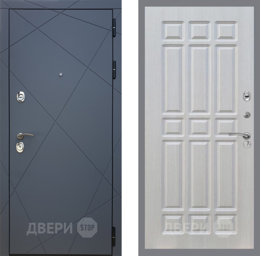Входная металлическая Дверь Рекс (REX) 13 Силк Титан FL-33 Лиственница беж в Дмитрове