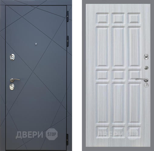 Входная металлическая Дверь Рекс (REX) 13 Силк Титан FL-33 Сандал белый в Дмитрове