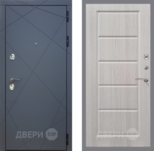 Дверь Рекс (REX) 13 Силк Титан FL-39 Беленый дуб в Дмитрове