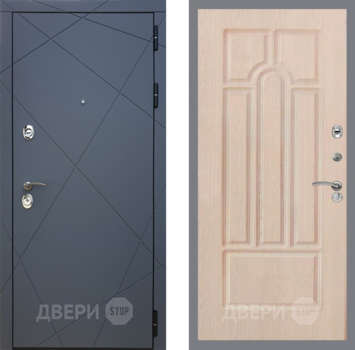 Дверь Рекс (REX) 13 Силк Титан FL-58 Беленый дуб в Дмитрове