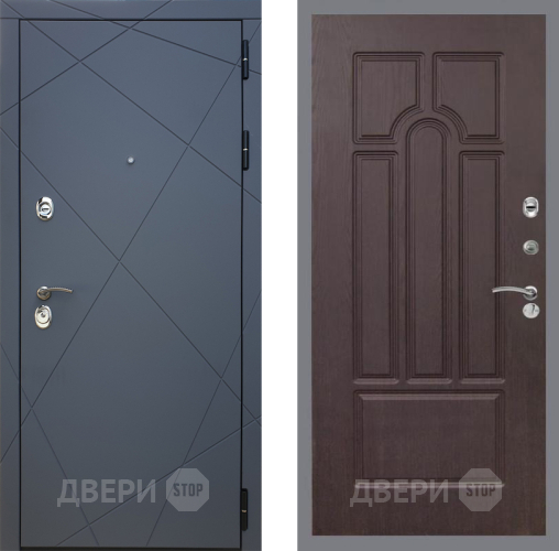 Входная металлическая Дверь Рекс (REX) 13 Силк Титан FL-58 Венге в Дмитрове