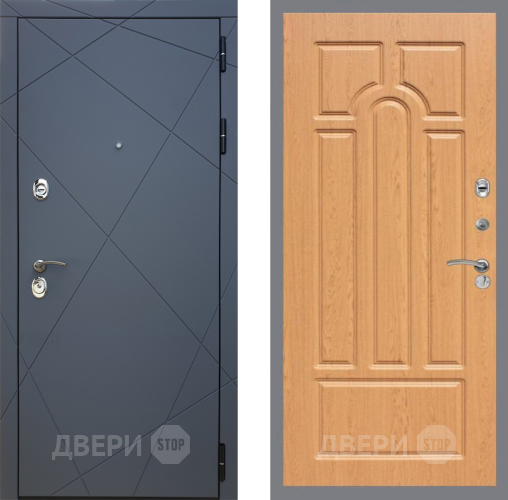 Входная металлическая Дверь Рекс (REX) 13 Силк Титан FL-58 Дуб в Дмитрове