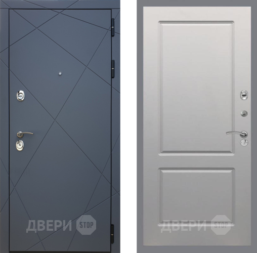 Дверь Рекс (REX) 13 Силк Титан FL-117 Грей софт в Дмитрове