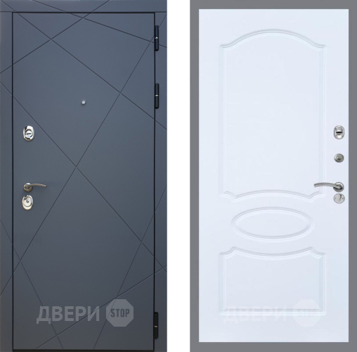 Дверь Рекс (REX) 13 Силк Титан FL-128 Силк Сноу в Дмитрове