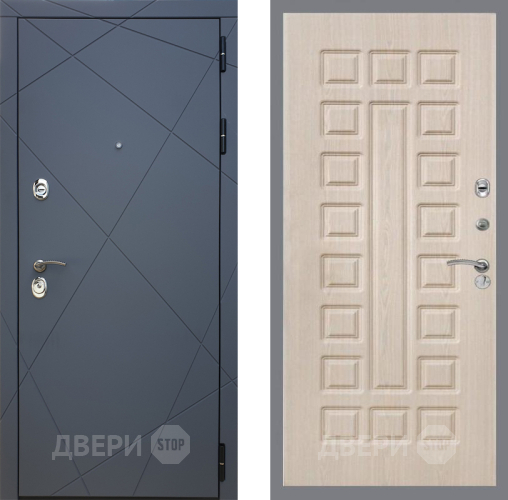 Дверь Рекс (REX) 13 Силк Титан FL-183 Беленый дуб в Дмитрове